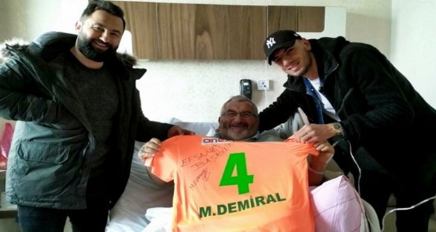 Alanyasporlu Merih'ten vefa ziyareti