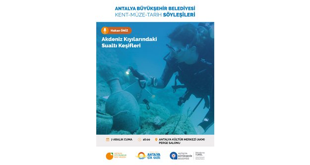 Antalya’nın su altı keşifleri konuşulacak