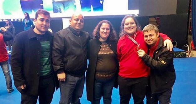 ASAT’ın sporcusuna altın madalya