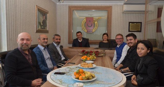 Başkan Yücel  AGC'yi ziyaret etti