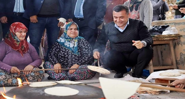 Başkan Yücel şepit pişirdi