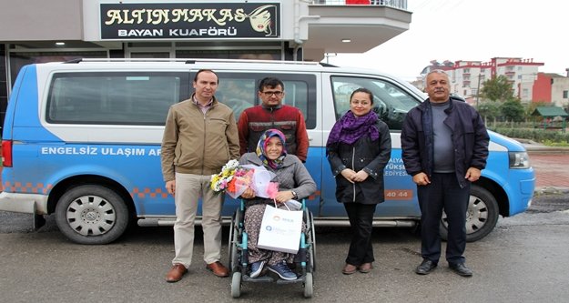 Büyükşehir engelli vatandaşları ziyaret etti