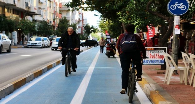 Büyükşehirden 28 kilometrelik bisiklet yolu