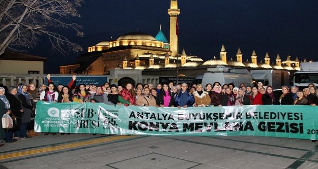 Büyükşehrin Konya gezisine yoğun ilgi