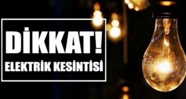 Dikkat! Alanya'da elektrik kesintisi var