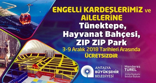 Eğlence parkları 9 Aralık’a kadar ücretsiz