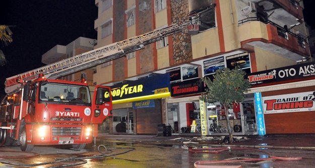 Evde çıkan yangın korkuttu!