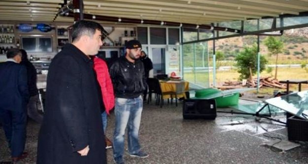 Gazipaşa’da hortum paniği