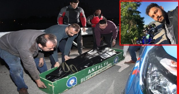 Motosikletli gencin feci ölümü!