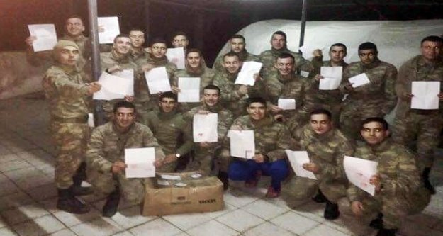 Öğrencilerden Mehmetçiğe tam destek