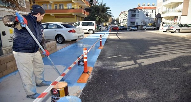 Alanya Belediyesi bisiklet yollarında sona yaklaştı
