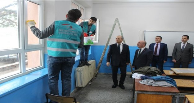 Alanya'da kader mahkumları iş başında!