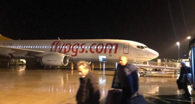 Alanya GZP'de uçağı su bastı!