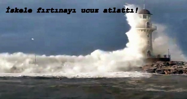 Alanya’da fırtına sonrası  hayat normale döndü