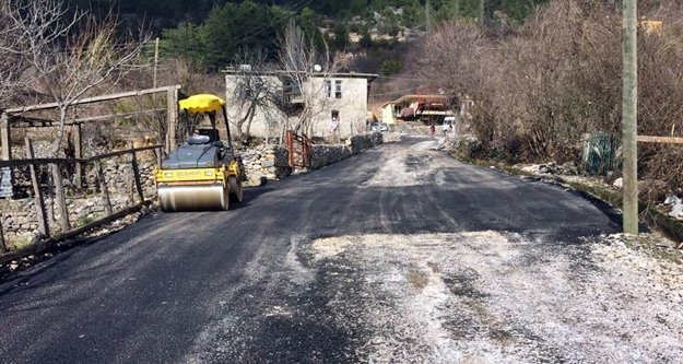 ASAT Alanya kırsalındaki o yolları düzeltti