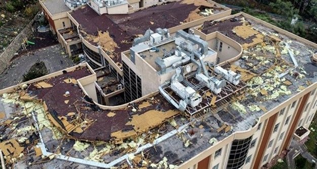 Hortum mağduru hastanede yararlar sarılıyor!