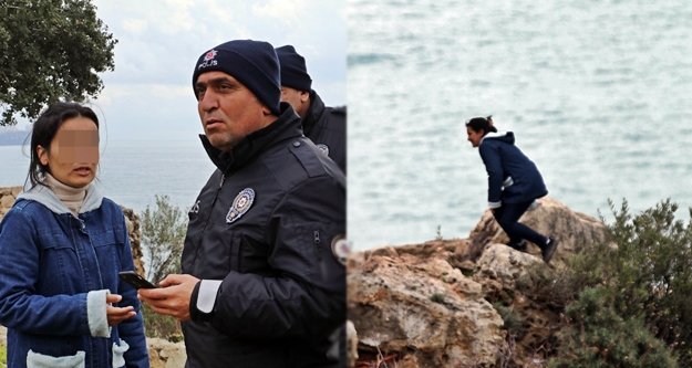 Manzara keyfi polisi alarma geçirdi