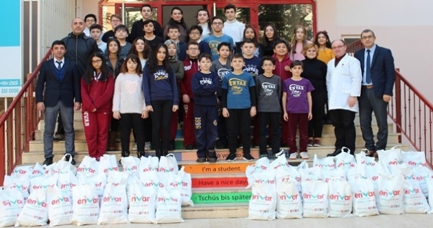 Öğrencilerden Afrin’e anlamlı yardım