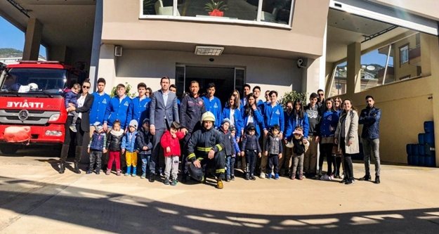 Alanya AKK’den itfaiye ziyareti