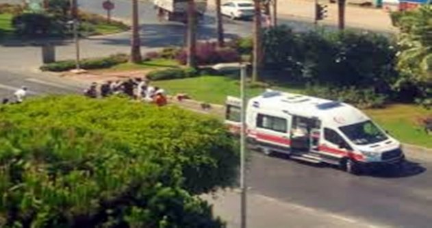 Alanya’daki feci kazada motosiklet sürücüsü yaralandı!