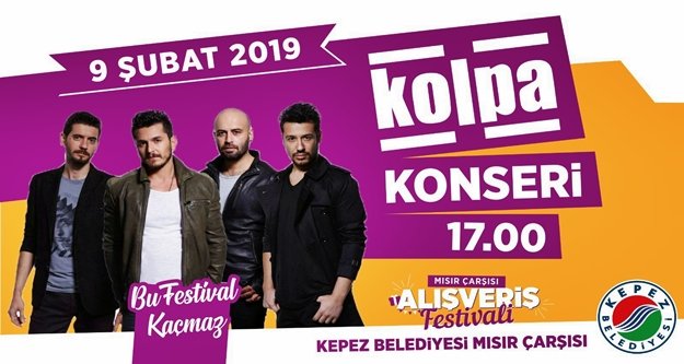 Alışveriş festivalinde konserler başlıyor