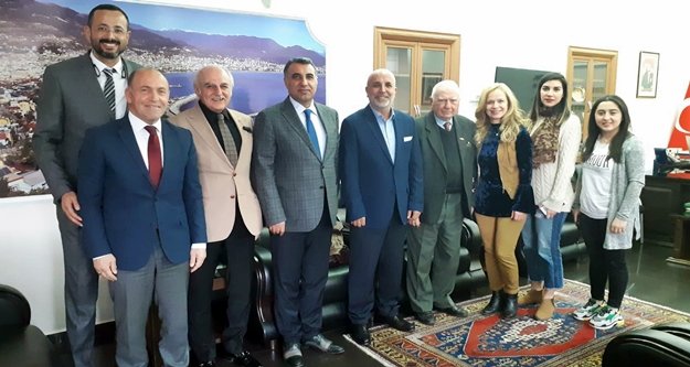 Atletizm heyeti Kaymakam Harputlu'yu ziyaret etti