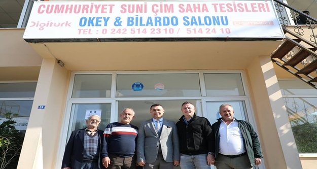 Bşakan Yücel Oba esnafıyla kahvaltı etti