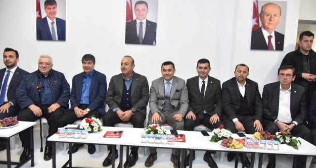 Çavuşoğlu ve Türel'den Yücel'e ziyaret