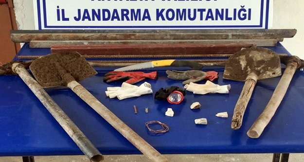 Kaçak kazıya suçüstü baskın!