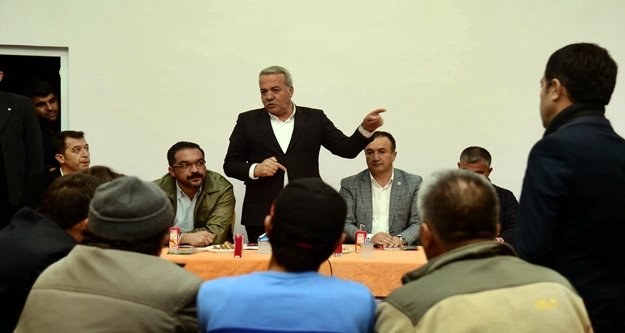 Sönmez Toslak'ta vatandaşlarla buluştu