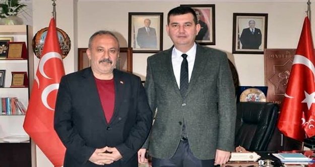 Ülkücü muhtar adayından Türkdoğan ziyareti