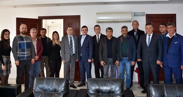 Ziraat Odası başkanı banka müdürleriyle buluştu