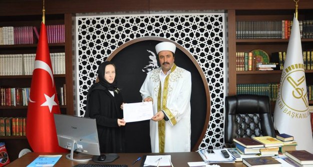 Alanya'da yaşayan Rus vatandaş Müslüman oldu