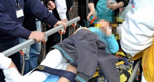 Alanya’da korkutan kaza! 1 çocuk yaralandı