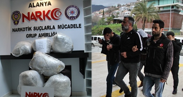 Alanya'daki ‘Esco’lu uyuşturucu operasyonuna 5 tutuklama!