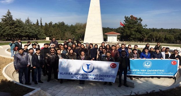Alanyalı gençlerden Çanakkale çıkarması