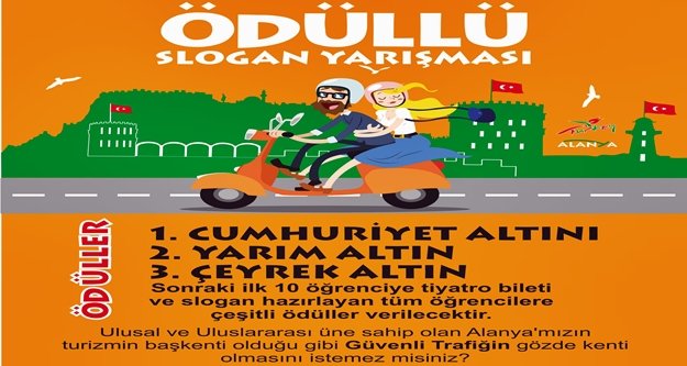 Alanyalı öğrenciler sloganlarıyla yarışacak