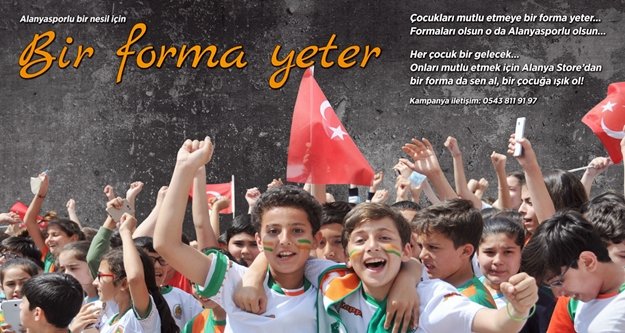 Alanyaspor’dan çocuklara özel kampanya