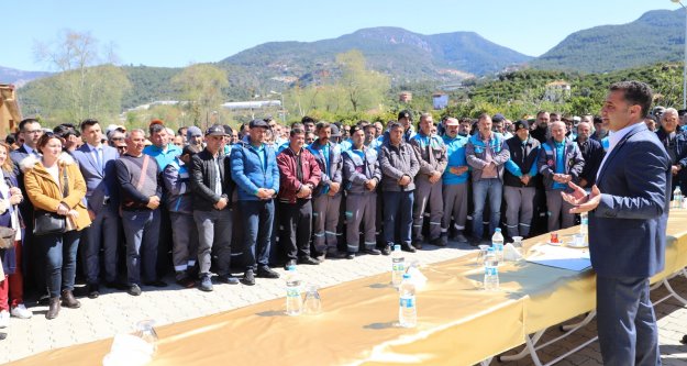 Başkan Yücel’den şantiye ziyareti