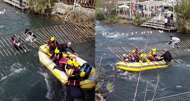 Raftingde can pazarı!