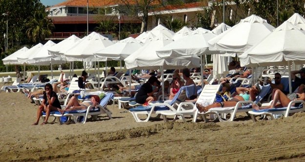 Sahilde ilginç olay!