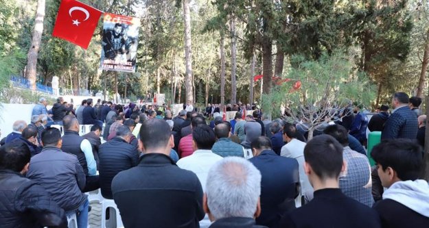 Şehidimiz Nazilli mezarı başında dualarla anıldı