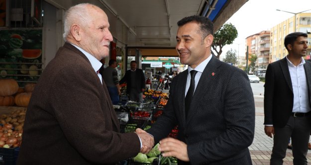 Yücel Atatürk Caddesi’ndeki esnafı dinledi