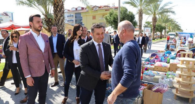 Yücel Kestel esnafıyla  kahvaltıda buluştu