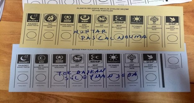 Alanya’dan Süleyman Seba ve Pascal Nouma’ya da oy çıktı