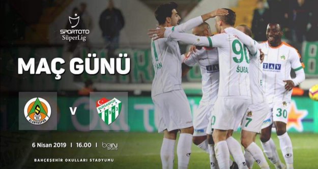 Aytemiz Alanyaspor bugün Bursa'yı ağırlıyor