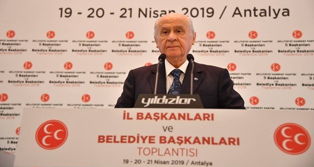 Bahçeli: Antalya'da hainler cirit atacak