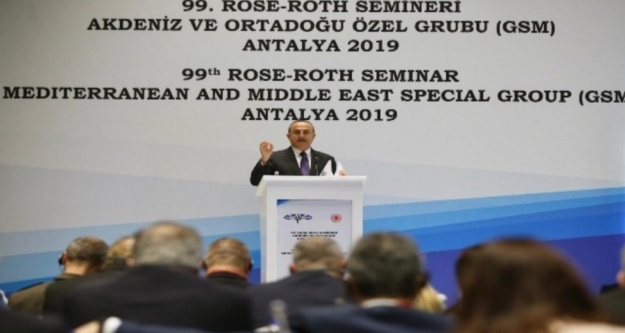 Çavuşoğlu doğruları söyleyince Fransız parlamanterler salonu terketti