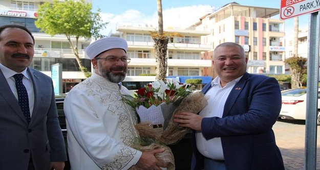 Erbaş'tan Başkan Şahin'e ziyaret