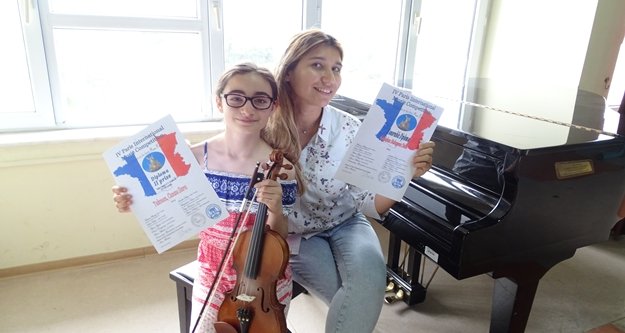 Konservatuvar öğrencisine Paris’te ikincilik ödülü